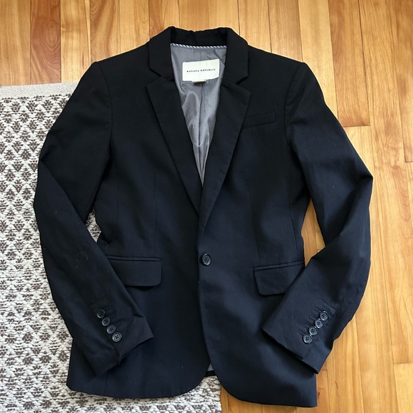 Banana Republic Black wool blazer - 2P - Picture 1 of 4
